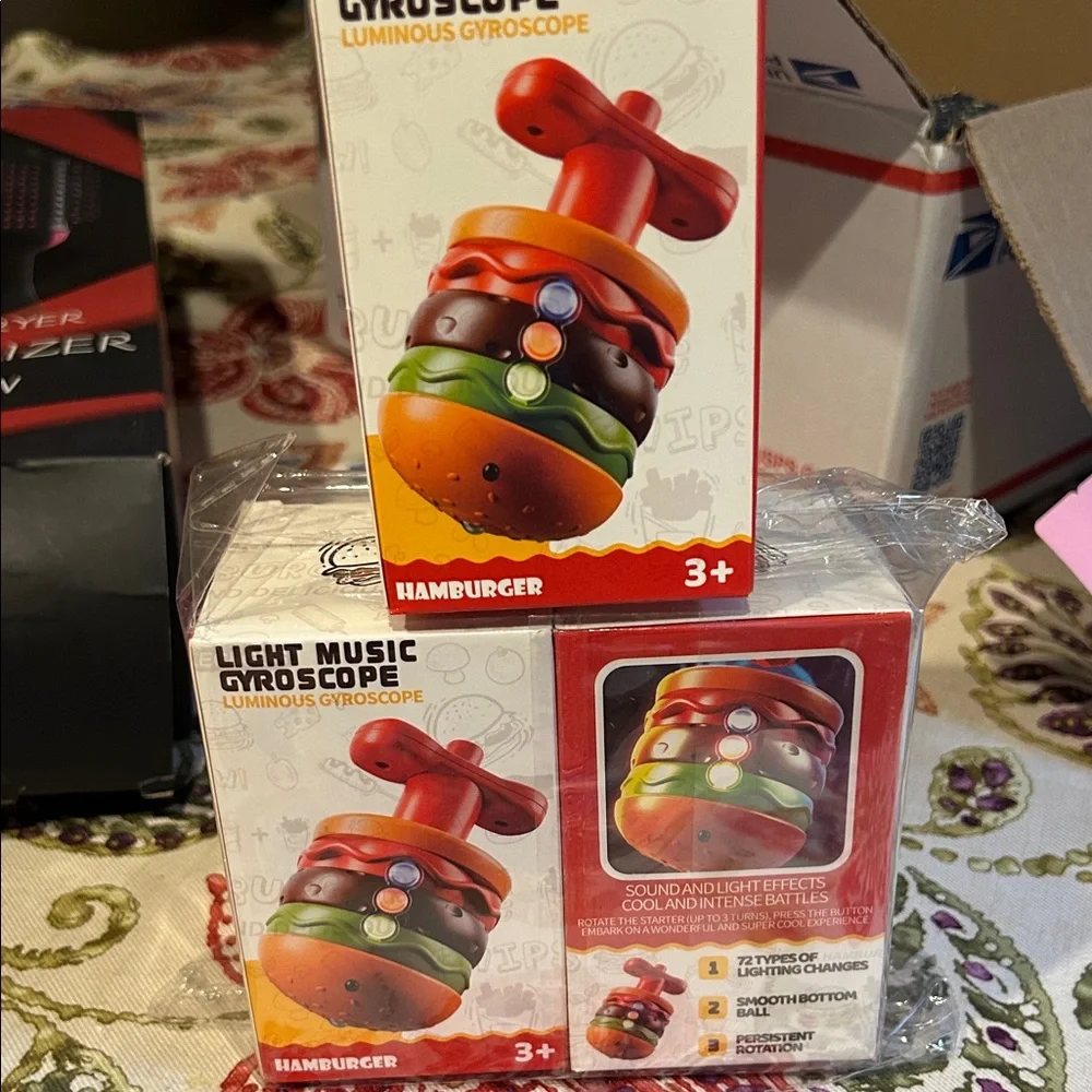 Light Music Gyroscope Toy - Multicolor